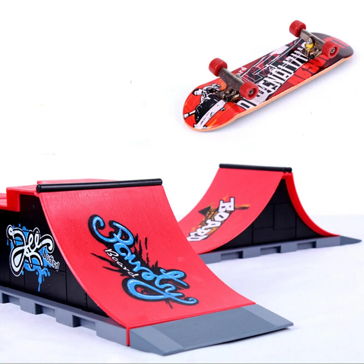 Togather Mini Finger Skateboard Ramp Park Kit Finger Board Site Skate Deck Ulti 