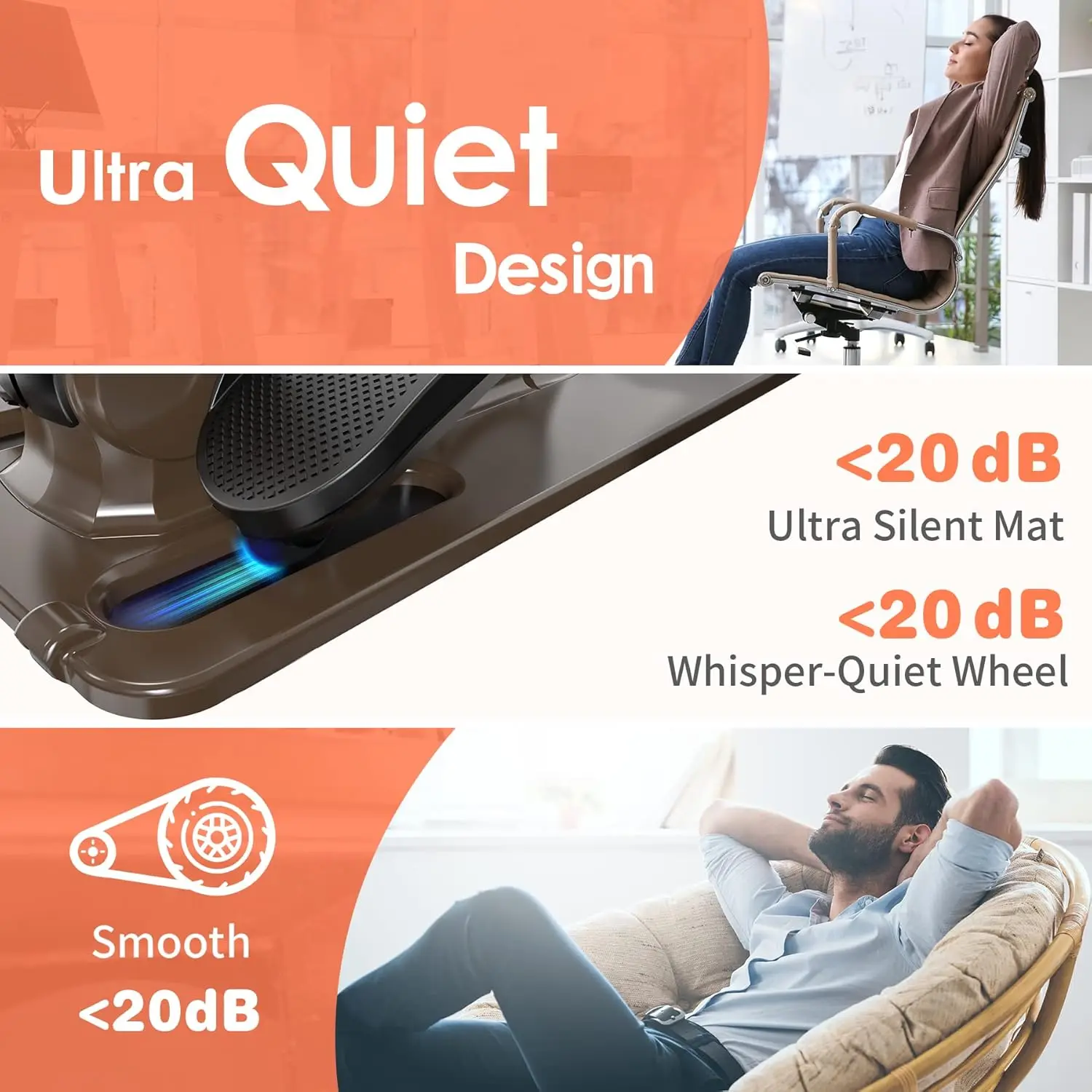 Under Desk Elliptical Manual Quiet Elliptical Foot Pedal Exerciser Mini Elliptical Machines for Home Use Portable Foot Leg AliExpress