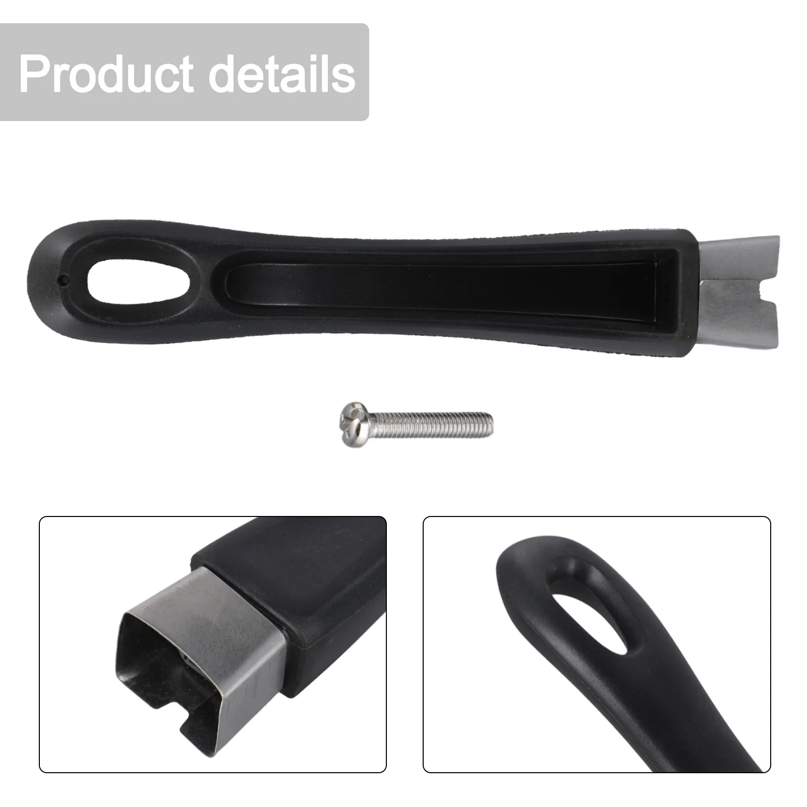 1pc Pot Replacement Handle Heat Resistant Bakelite Insulation Pot Handle Cookware Parts Kitchen Accessories With Screw