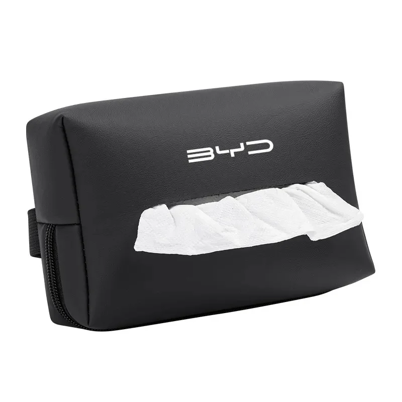 내구성 있는 자동차 시트 뒷좌석 티슈 홀더 (BYD Seal, Dolphin, Yuan Plus, Seal U, Frigate 07, Tang EV, Han EV, Song Pro 자동차 액세서리)