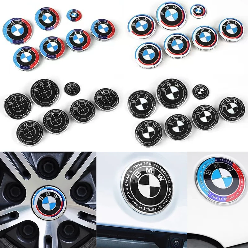 자동차 후드 전면 후면 트렁크 엠블럼 배지, BMW 50 주년 기념 에디션 E36..