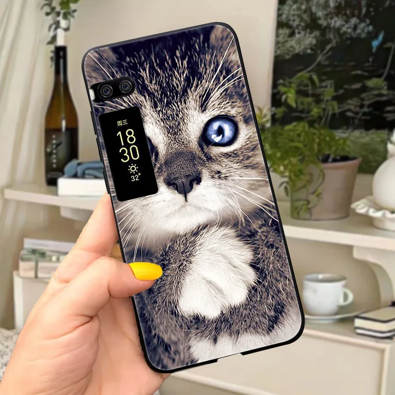 Marble Wolf Cute Silicone Soft TPU Phone Cover Case