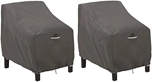 

Water-Resistant 38 Inch Deep Seated Lounge Chair Cover, 2-Pack, Furniture Covers Pcs table and chair leg feet pad caps pvc rou