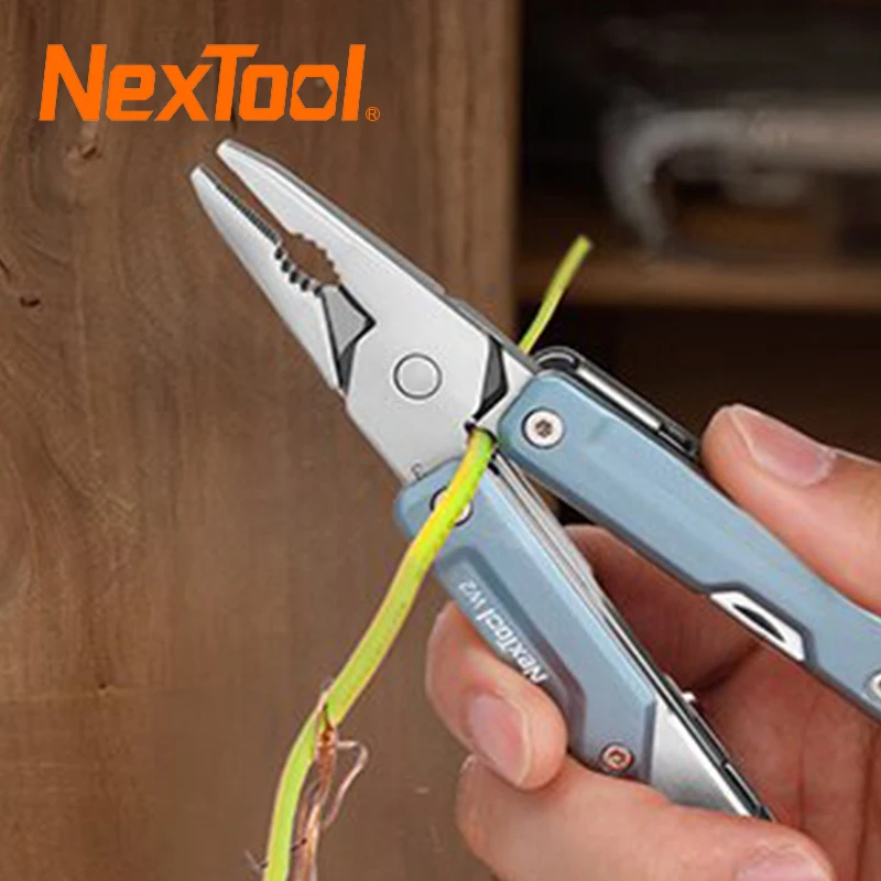 NexTool Adjustable Wrench W2 Multi Tool Foloding Pliers Multi-functional Spanner Screwdriver Outdoor Camping EDC Tools