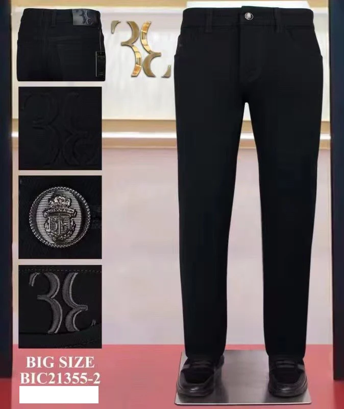 

BILLIONAIRE OECHSLI Jeans big size 42 44 46 Cotton men 2023 new Fashion Casual comfortable embroidery high quality