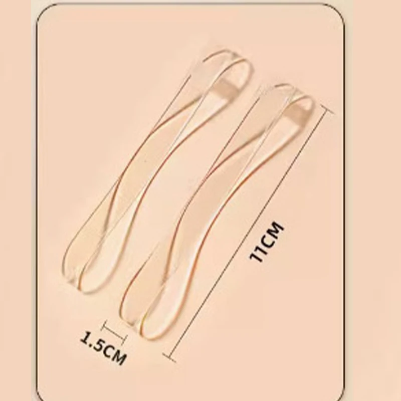 Transparente, unsichtbare Schnürsenkel für Damen, High Heels, Sandalen, Riemen, Riemen, rutschfest und nicht begrenzend, feste Anti-Drop-Schnürsenkel – Detail 3