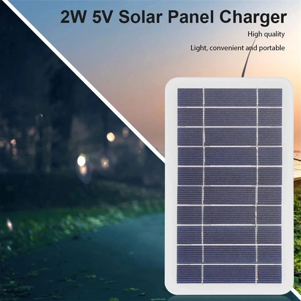 Solar Panel 2w 5V 157*94mm for Phone Charging Outdoor