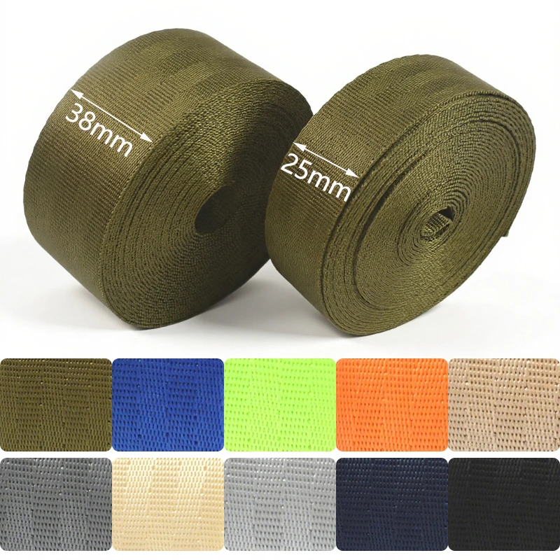 Durable Nylon Webbing Canvas Ribbon for Crafting and Accessories