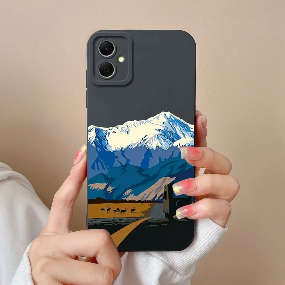 Fashion Design Matte Shockproof Silicone Phone Case - Screen Protective TPU Cover