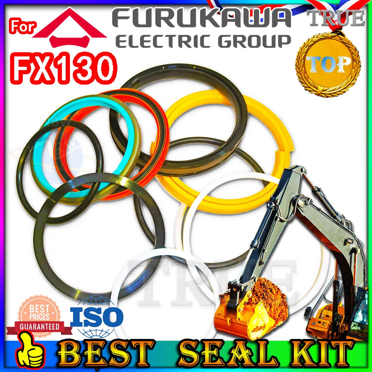 

For Furukawa FX130 Oil Seal Repair Kit Boom Arm Bucket Excavator Hydraulic Cylinder Nok Washer Skf Service Orginal Quality Track