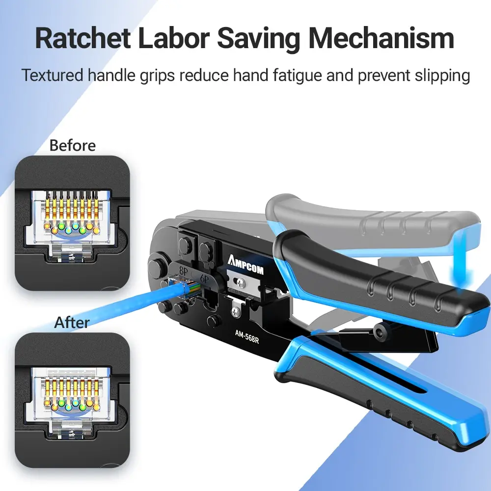 Рисунок 3 - AMPCOM RJ45 щипцы RJ11 RJ45 обжимной