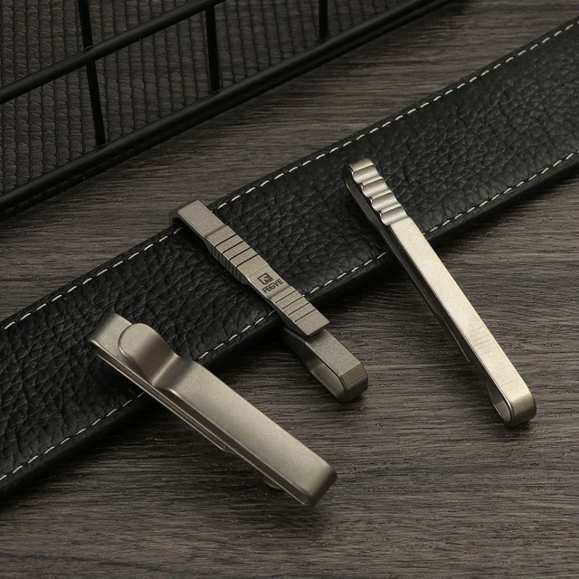 Titanium Belt Key Holder Double Row Key Clips For Keychains Belt Keychain  Gifts For Men Metal Fit Titanium Belt Clip Key Ring - AliExpress