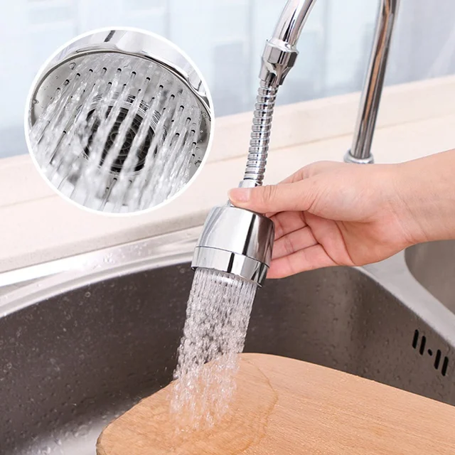 หมุนได้360องศาอะแดปเตอร์ Kitchen Shower Head Dual โหมด Water Saving Tap Aerator Diffuser หัวฉีด Splash กรอง Bubbler 2 หมุนได้360องศาอะแดปเตอร์ Kitchen Shower Head Dual โหมด Water Saving Tap Aerator Diffuser หัวฉีด Splash กรอง Bubbler 2