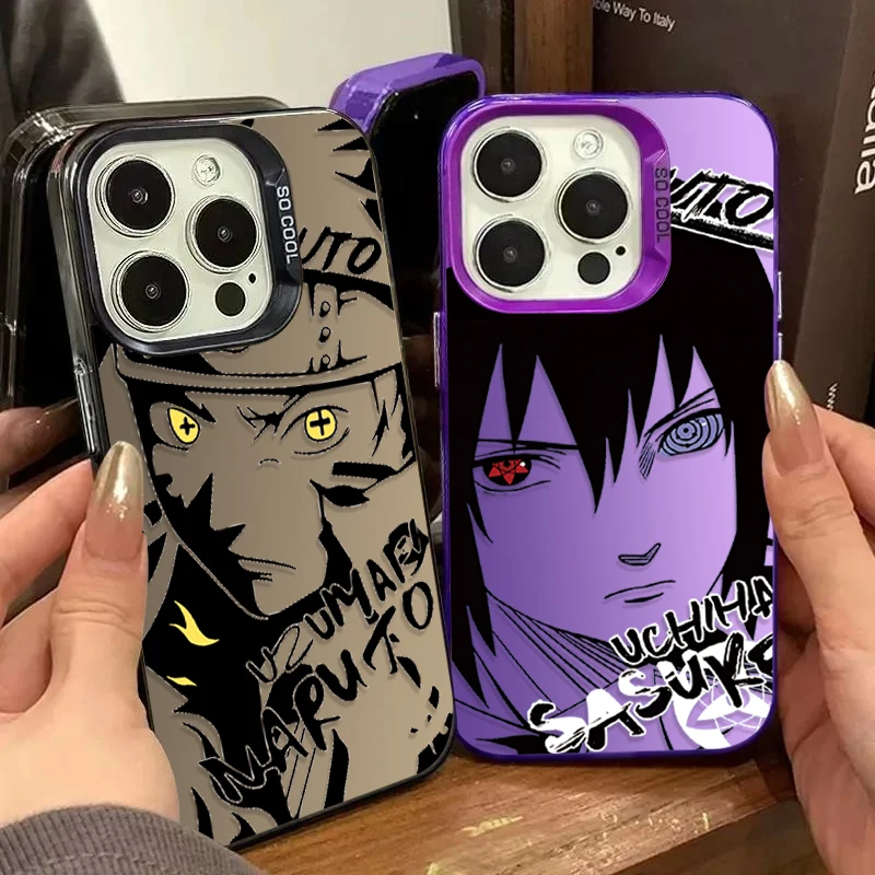 Naruto Sasuke Matte Hard Phone Case – Anime-Inspired Design
