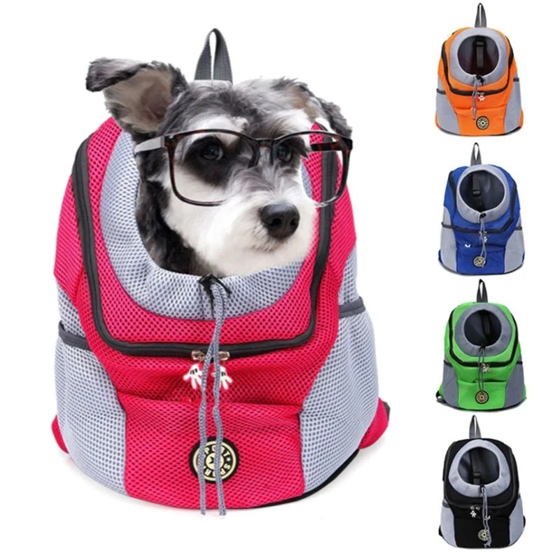 

Pet Carrier Bag Portable Backpack Outdoor Bag New Double Shoulder Travel Mesh Backpack Dog Cat Backpack Carrier Set