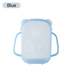 Mess - Free Toddler Snack Pouch Holder - Convenient No - Spill Food Squeezer (Blue)