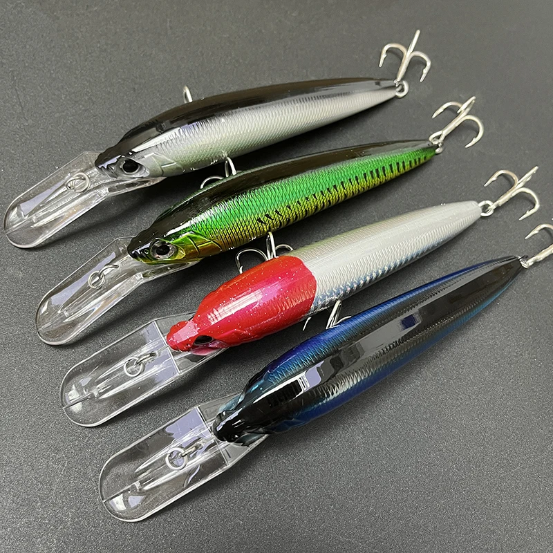 Swim Bait 6PCS Trolling Bait Minnow Fishing Lure Bass Swimbait