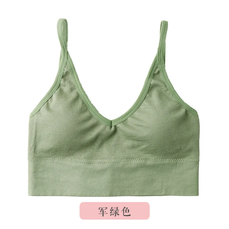 Women bras, sports seamless yoga push-up fitness top for running gym