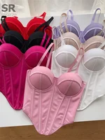 SINGREINY Fashion Sexy Camisole Women 2026 Newest Slim High Quality Bra Ladies French Sleeveless Solid Senior Summer Tank Top