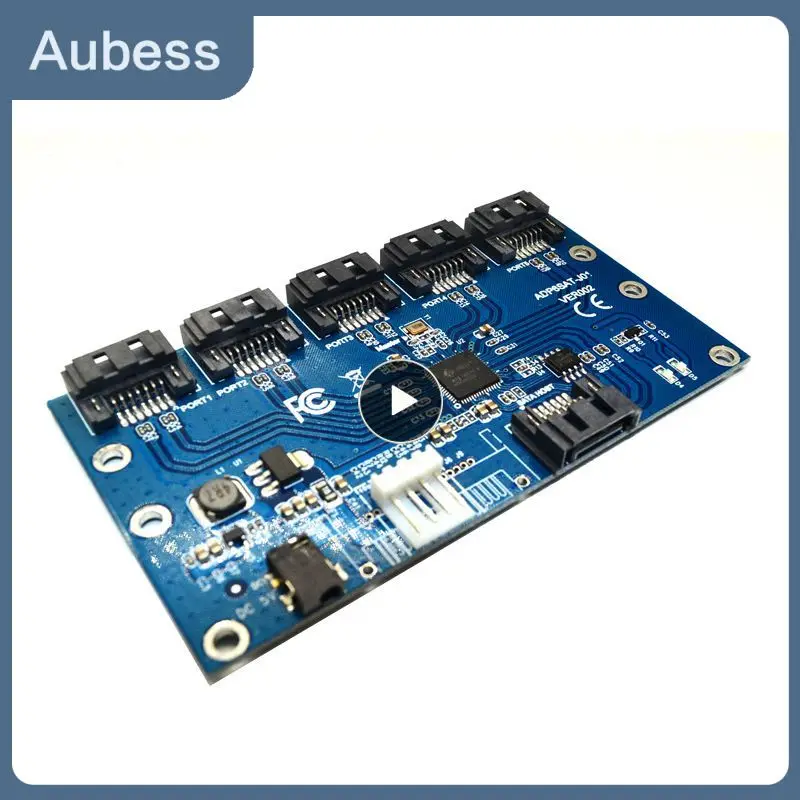 

Адаптер SATA PCI-E с 1 на 5 портами, 6 портов, 6 Гбит/с