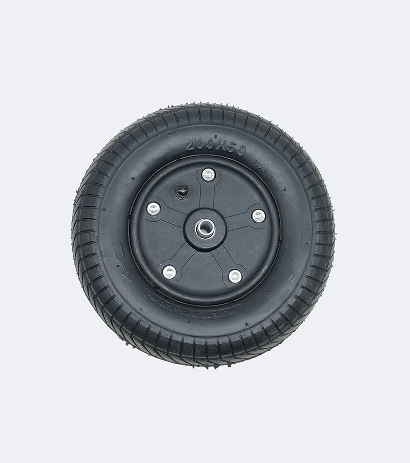 Roda Dianteira Inflável para Cadeira de Rodas Elétrica Borracha Pneu Pneumático in 200*50 mm Acessórios