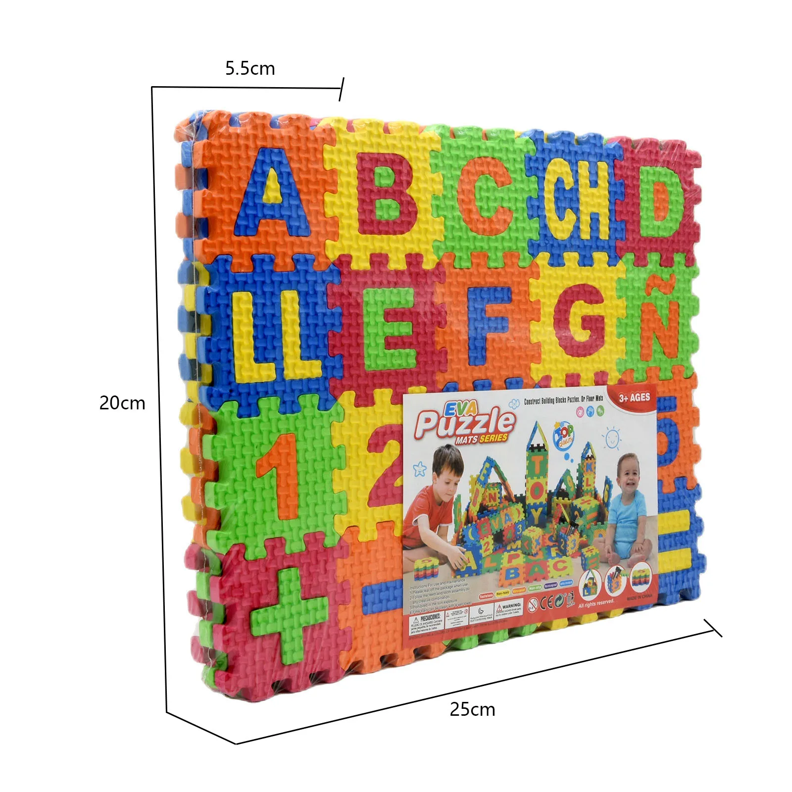 60/36 Pcs Kids Early Education Foam Alphabet and Numbers Puzzle Mats Interlocking Floor Rug Colorful Mini EVA Tiles Letter Mats