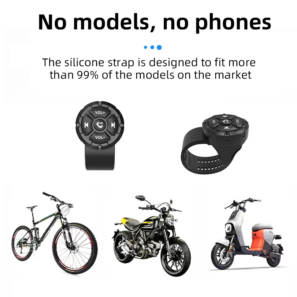 Car Steering Wheel Remote Control Media Controller Button Bluetooth-compatible M