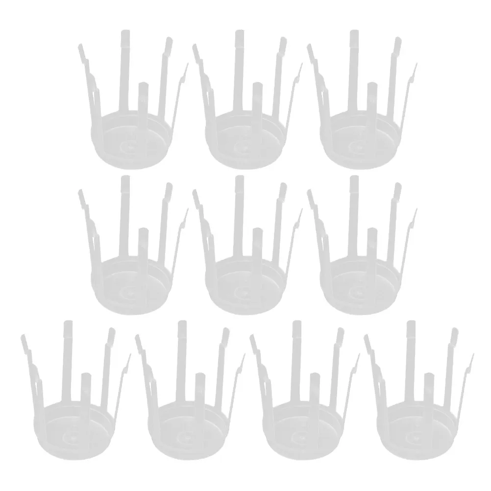 10Pcs 프리미엄 플라스틱 꽃다발 고정 베이스 결혼식을위한 쉬운 조립 꽃 스탠드 DIY 꽃다발 만들기 꽃 가게 테이블