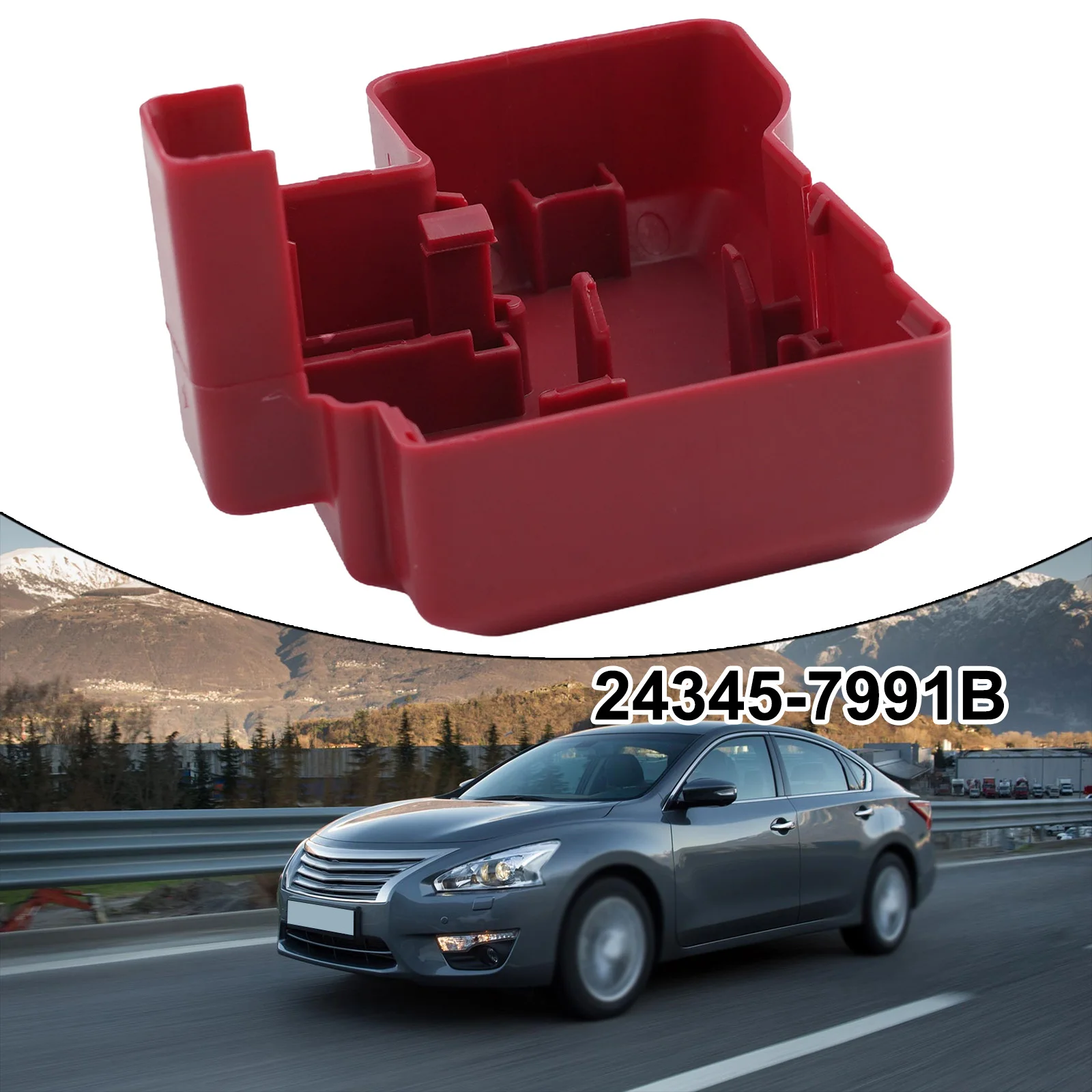 Car Battery Terminal Covers Top Post Cap Protect Case Battery Wire Connectors Rubber Cap For Nissan For Altima Pathfinder
