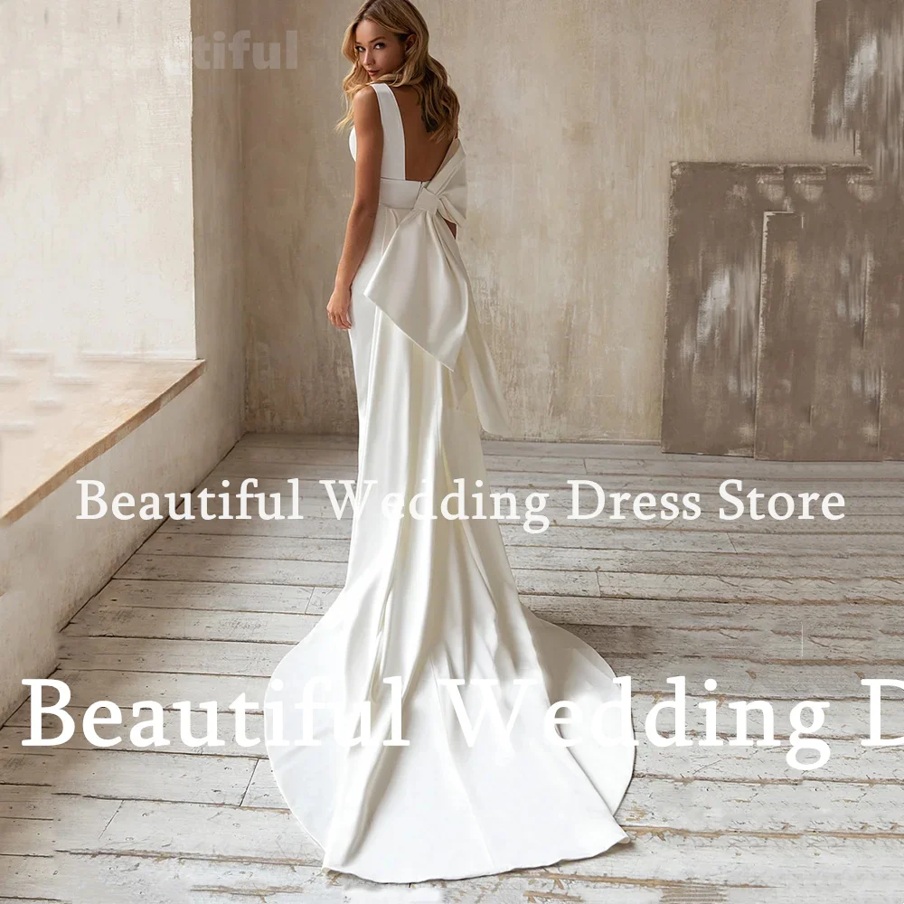 Рисунок 2 - Красивое белое атласное свадебное