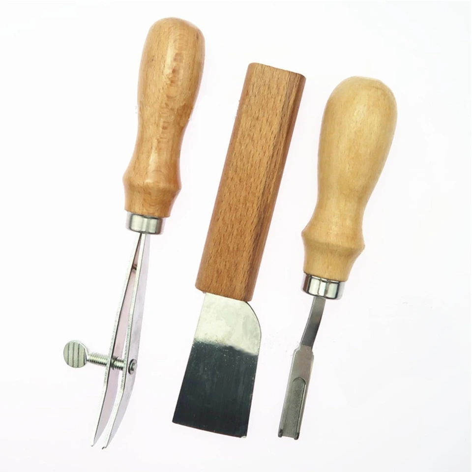 Kit Attrezzi Per Cuoio Da 19 Pezzi – Punzoni, Taglierini E Scarnitrice Per Lavorazione Pelle, Ideale Per Principianti E Hobbisti