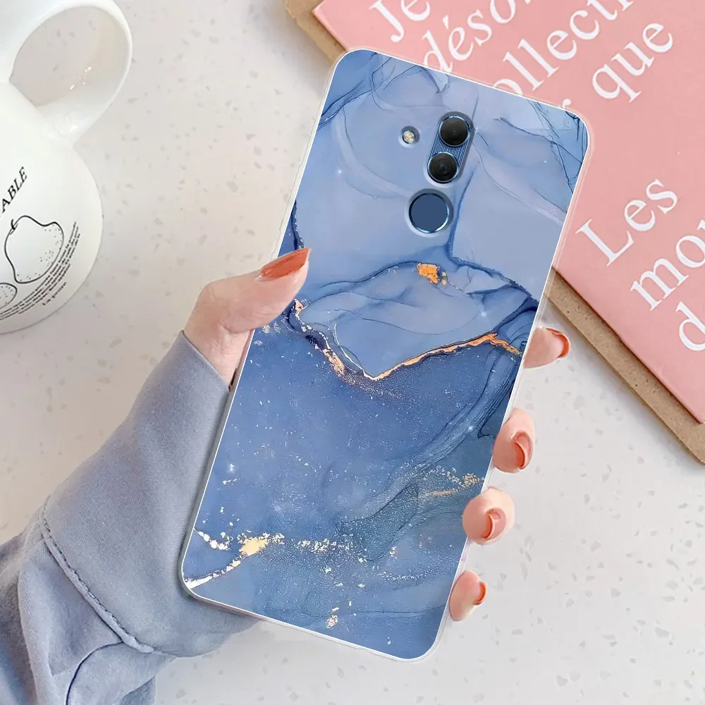 Elegant Marble Chic Girl Silicone Clear Phone Case - Protective Bumper Cover