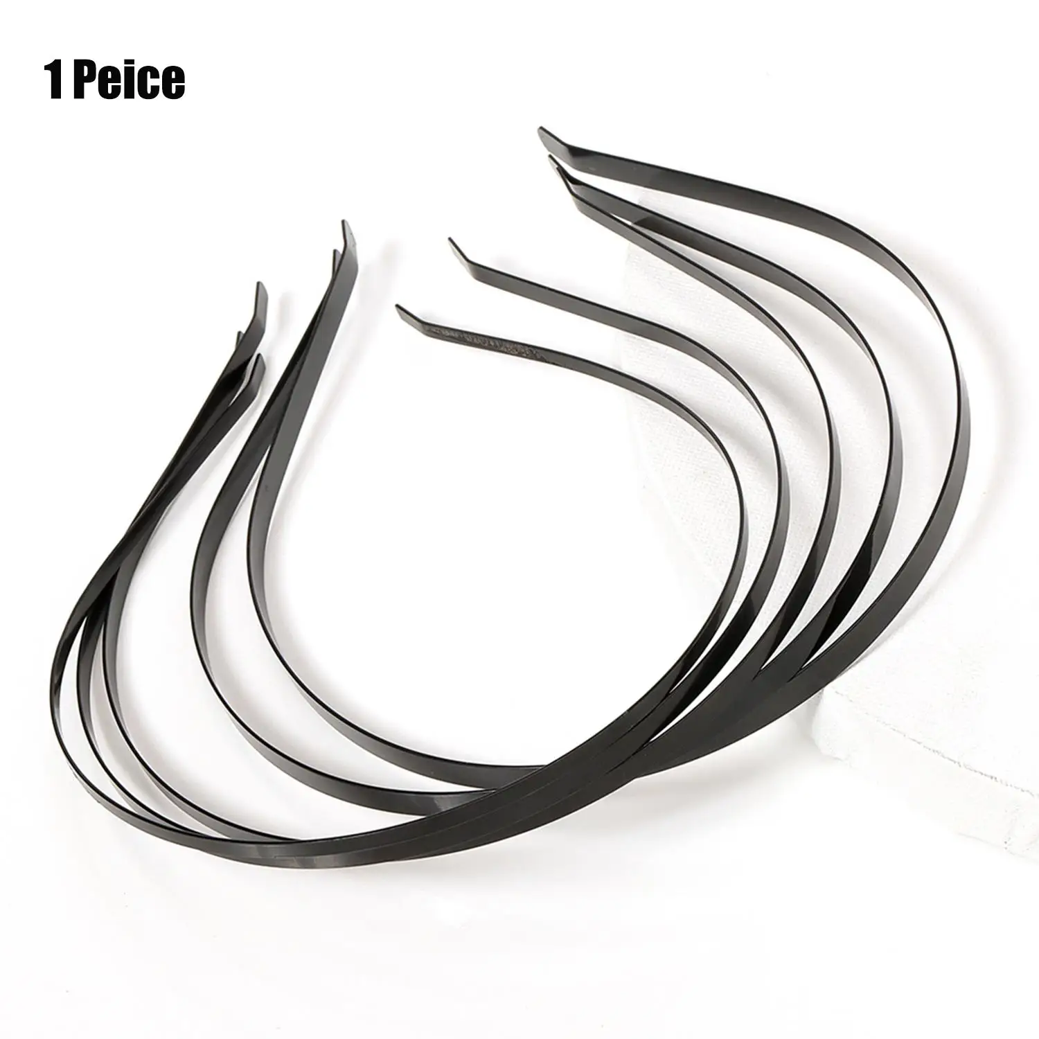 15 Stück Metall-Stirnbänder Blanko – 5 Mm Breit, Glatte Oberfläche, Für DIY Tiara, Haar-Accessoires & Brautdeko