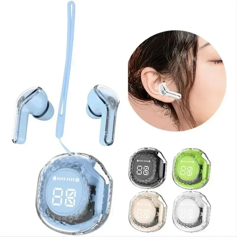 T8 Wireless Bluetooth Headphones LED Power Display In-Ear Wireless Earbuds with Charging Case HiFi Stereo TWS Headset for Air39 5