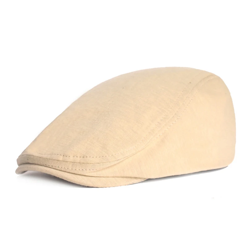 Men's Casual Hat Berets Cotton Caps For Spring Summer Autumn Cabbie Flat Cap Breathable Mesh Newsboy Beret Ivy Cap_voghion.com