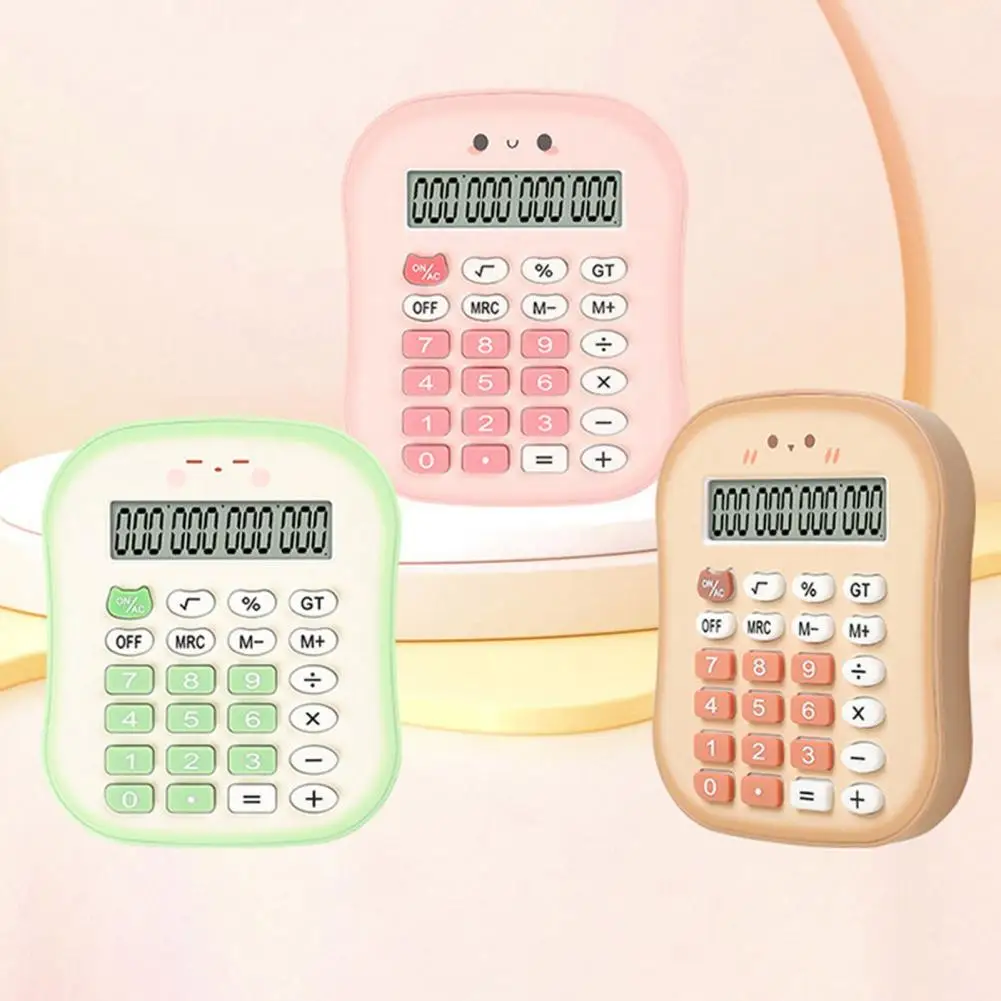 

12-digit Lcd Display Calculator Colorful Battery Powered Calculator with Lcd Display Big Buttons 12 Digit Portable for Easy