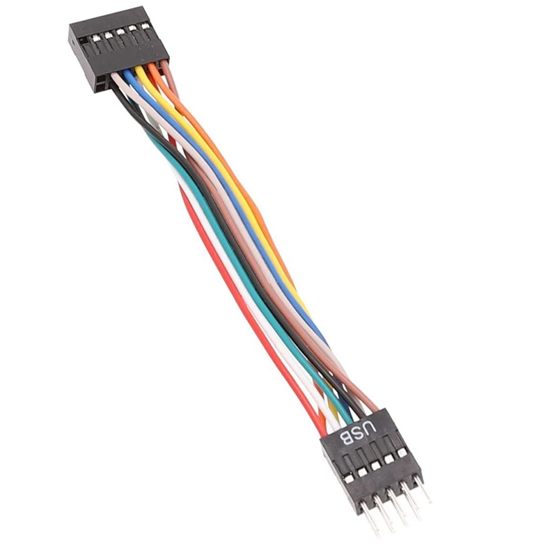 Adapter Cable 2Pcs For Lenovo 12P Motherboard to Ordinary Chassis Adapter Cable 11-Hole to 9-Pin