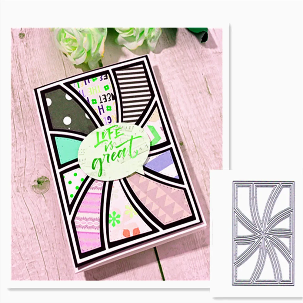 

Фоновая рамка металлические Вырубные штампы Скрапбукинг тиснение папка трафарет Декор альбома карты Новое поступление 2022