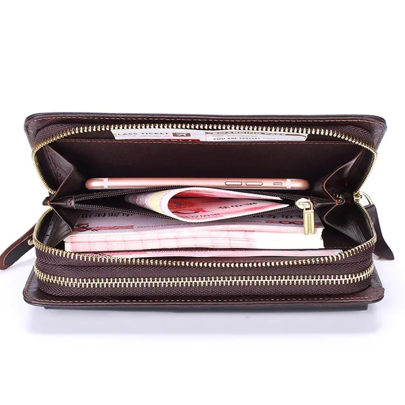 Genuine Leather Clutch Wallet for Men