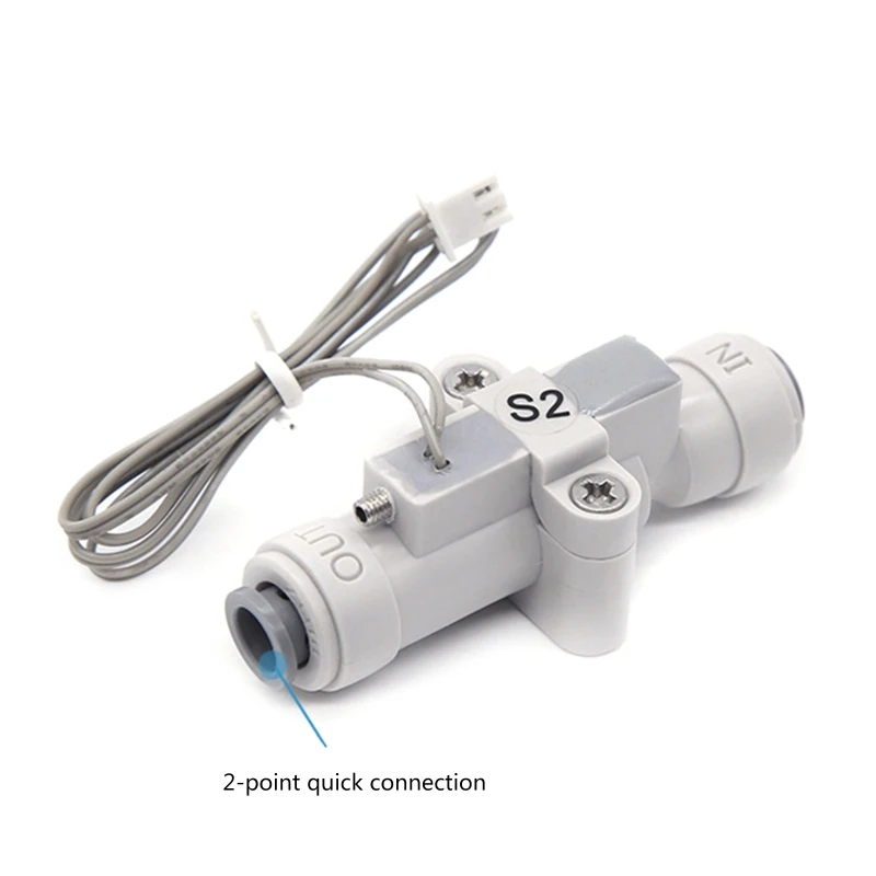 Compact Flow Sensor G1/4" Liquid Water Flow Sensor Flowmeter Water Switch Suitable for Dispenser Purifier KXRE water flow sensor