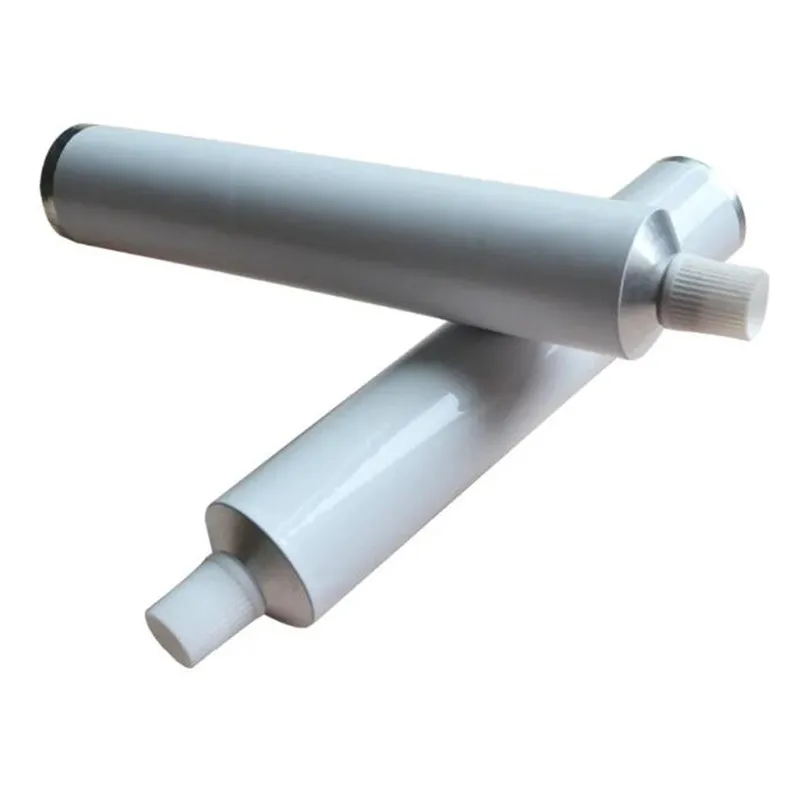 Aluminum Empty Tube 100pcs/lot 5ml-100ml Aluminum Empty Travel Tube Toothpaste Unsealing Tubes With Needle Cap Silver Toothpaste Tube