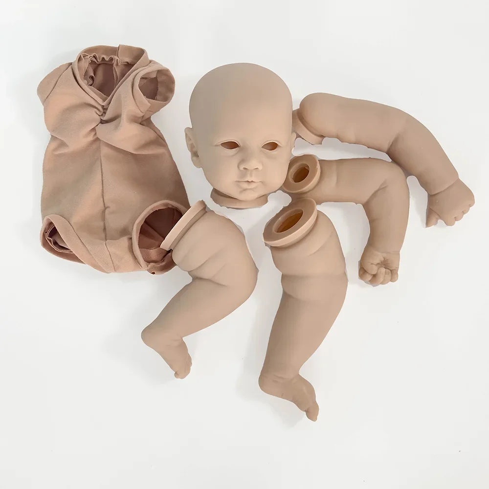 

20inch Reborn Kit Piper Unpainted Newborn Baby Doll Kit with Body and Eyes T Juguetes Para Niñas Bebe Reborn Kit