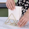 Napkin Holder For Table Modern Metal Black Napkin Holders For Kitchen Dining Tables Countertops Paper Cocktail Napkins Holder 2
