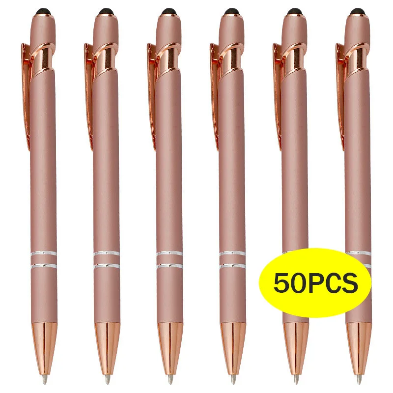 

50PcsPlastic Fountain Pen Morandi Vintage Financial Nib Business Office Supplies School Supplies Ballpoint Pen New