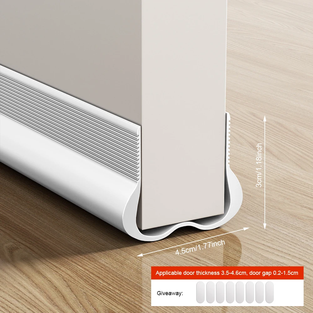 Door Seal Strip 93cm Adjustable Double Sided Soundproof Windproof