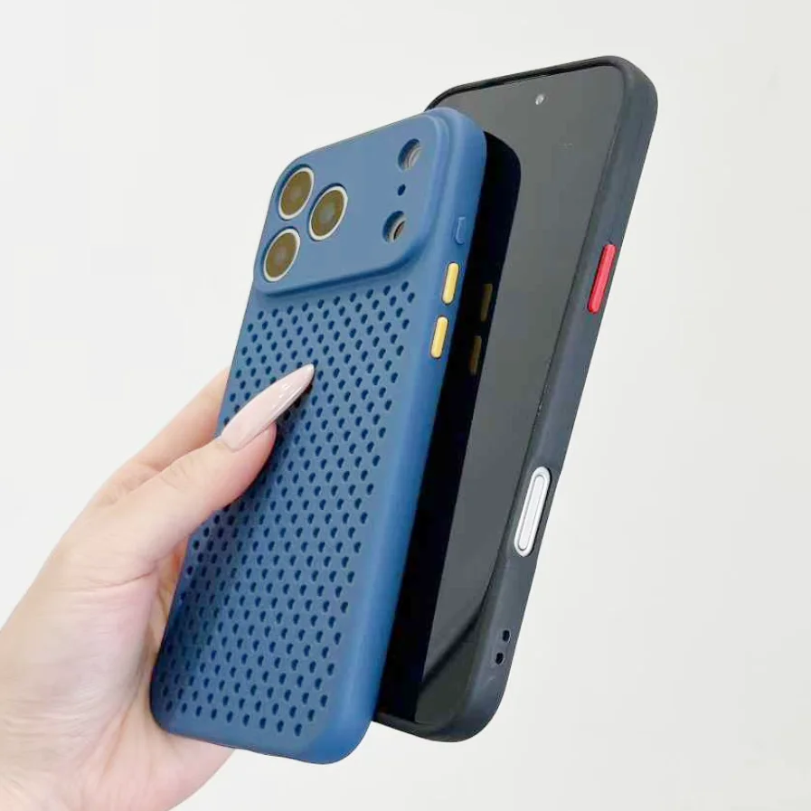 Cooling Breathable Soft Silicone Phone Case with Heat Dissipation