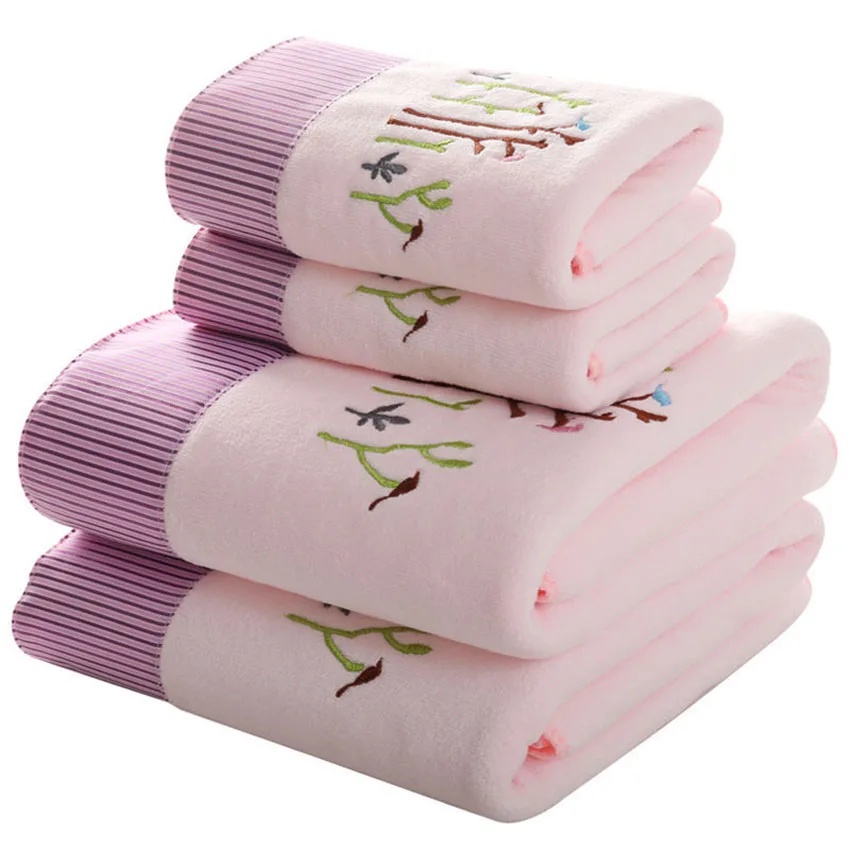 Set 6 Asciugamani Oversize In Microfibra Rosa - 101x203 Cm Telo Bagno + Telo Viso + Salviette Morbidi E Asciugatura Rapida