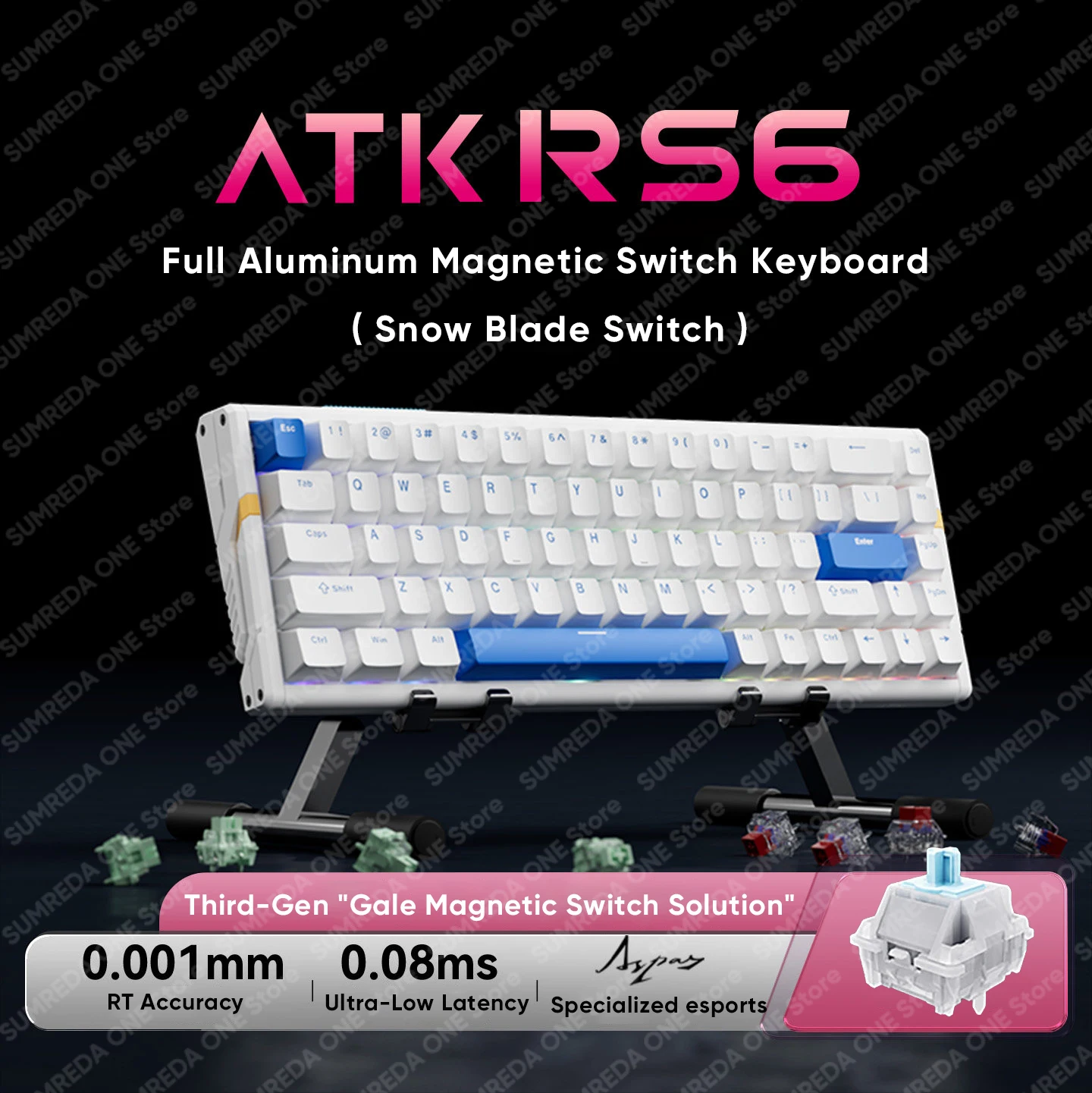 ATK RS6 Ultra Gaming Magnetic Switch Keyboard 0.005MM Rapid