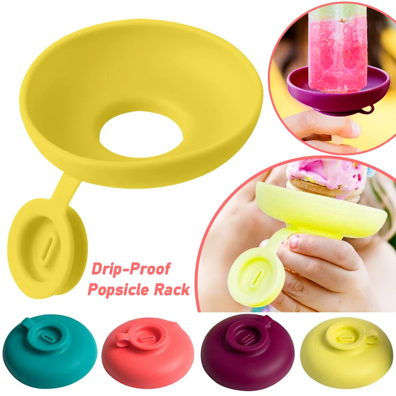 Ice Cream Stand Children's Popsicle Stand Summer Birthday Popsicle Party Frozen Ice Cream Silicone Cube Tray Ice Mold Popsicle Rack Ice Cream Cone Holder Ice Cream Stick Tools