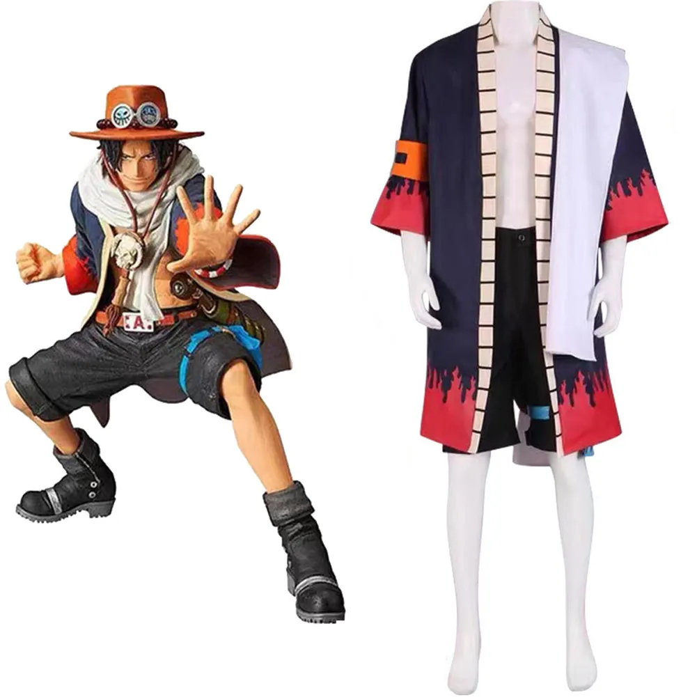 

Piece Portgas·D· Ace Cosplay Costume Outfits Halloween Carnival Suit